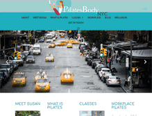 Tablet Screenshot of pilatesbodynyc.com
